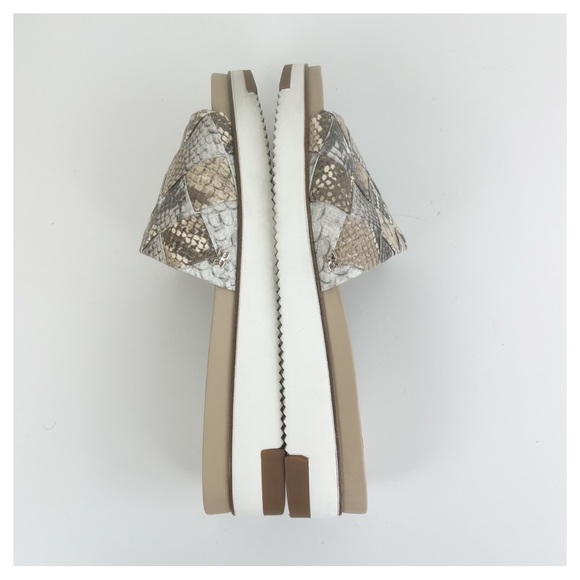 SAM EDELMAN ‘ADALEY’ Woven Snakeskin Print Slide Sandal Size 10 - Picture 6 of 8